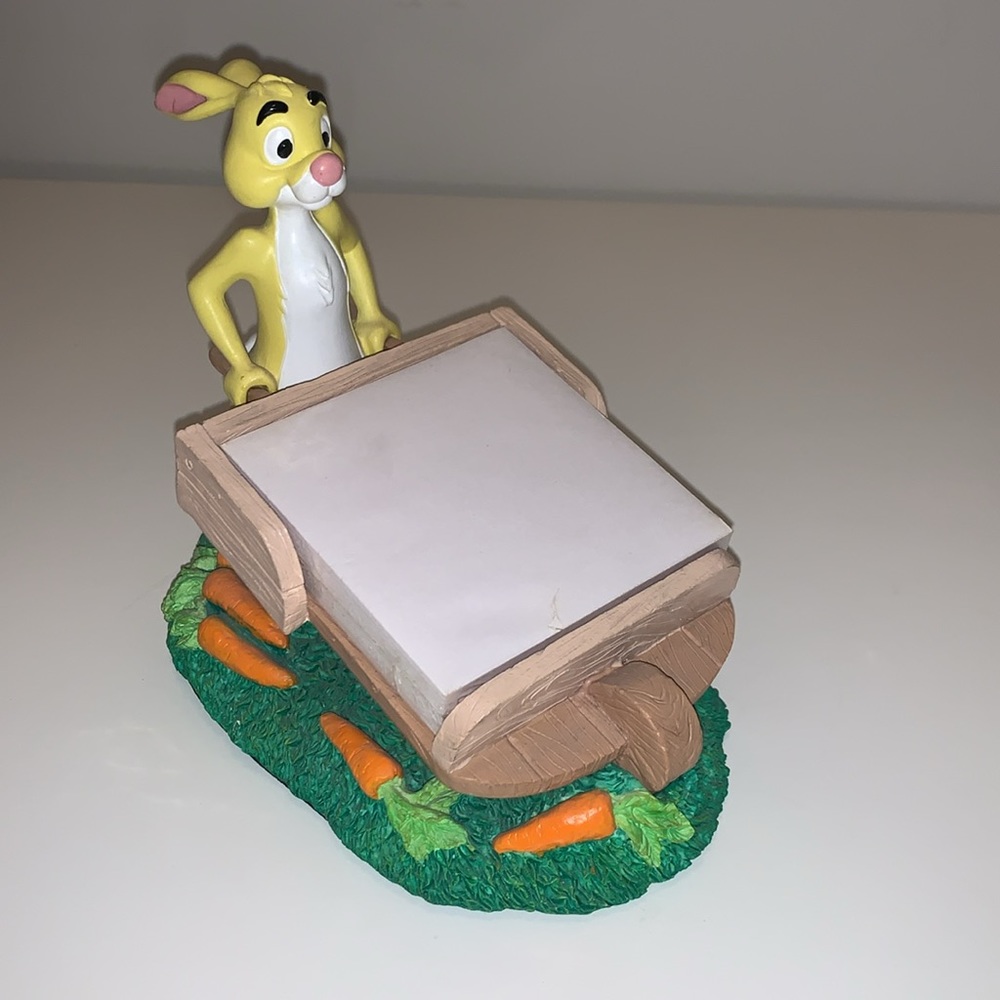 DISNEY Winnie The Pooh & Friends Rabbit Notepad Holder - Picture 2 of 8
